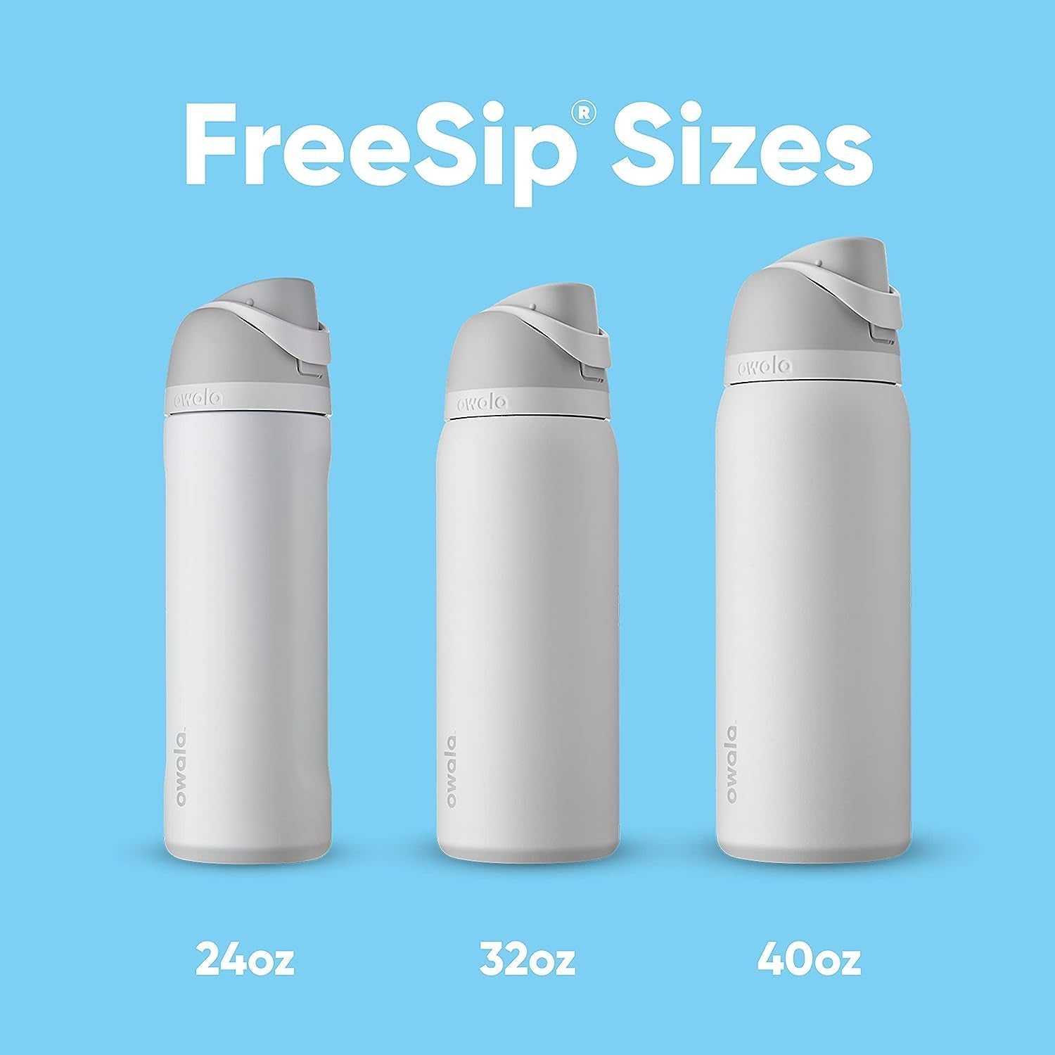 Freesip Insulated Stainless Steel Water Bottle with Straw for Sports and Travel, Bpa-Free Sports Water Bottle, 40 Oz, Candy Store