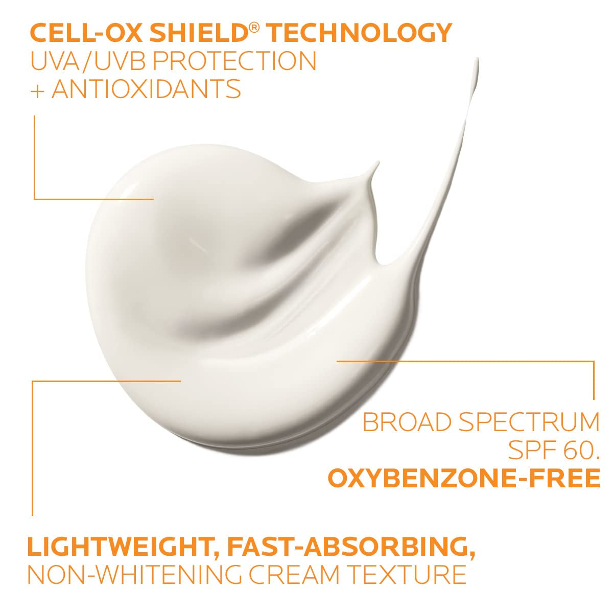 Anthelios Melt-In Milk Sunscreen SPF 60, Sunscreen for Body & Face, Broad Spectrum SPF + Antioxidants, Oil Free, Lightweight & Fast Absorbing, Oxybenzone Free